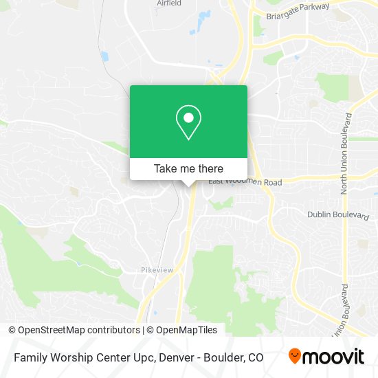 Mapa de Family Worship Center Upc