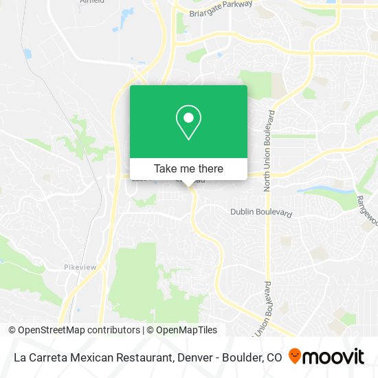 La Carreta Mexican Restaurant map