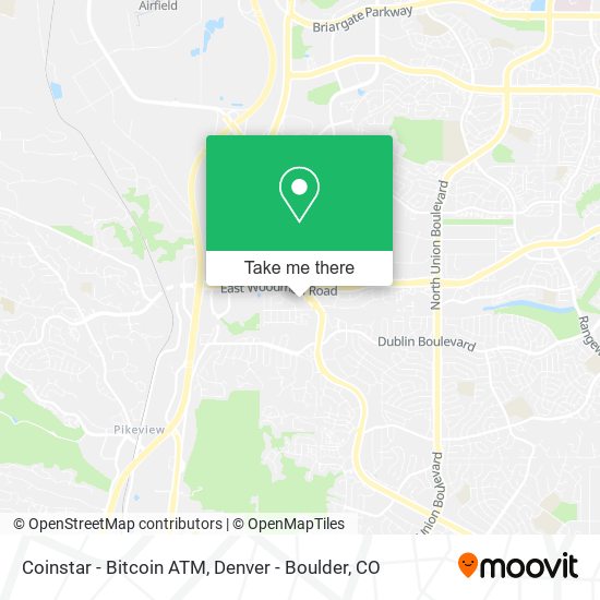 Mapa de Coinstar - Bitcoin ATM