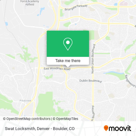 Swat Locksmith map