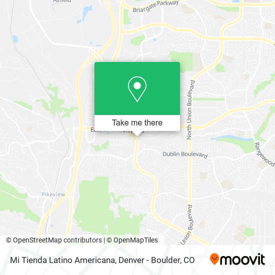 Mi Tienda Latino Americana map