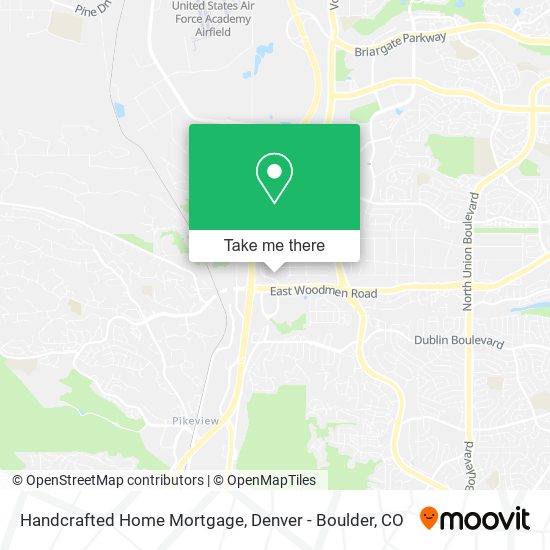 Handcrafted Home Mortgage map
