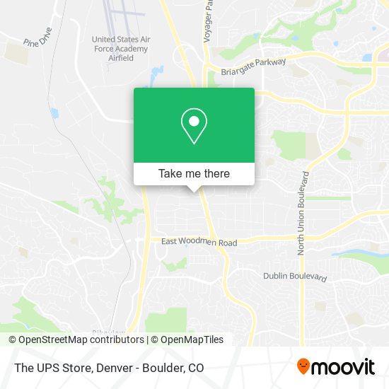 Mapa de The UPS Store