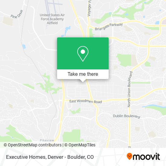 Executive Homes map