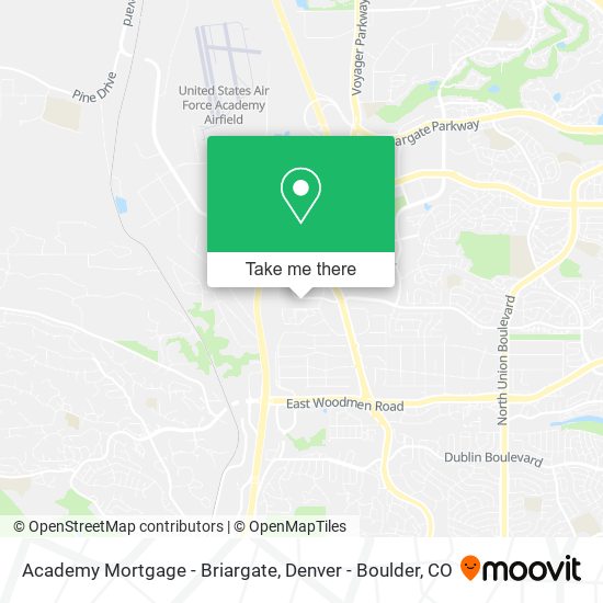 Mapa de Academy Mortgage - Briargate