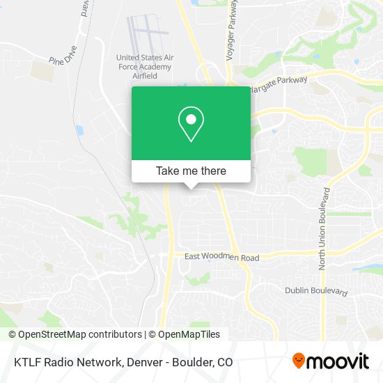 KTLF Radio Network map