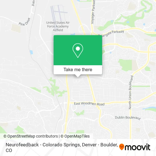 Neurofeedback - Colorado Springs map
