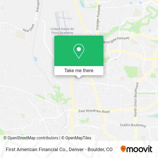 First American Financial Co. map