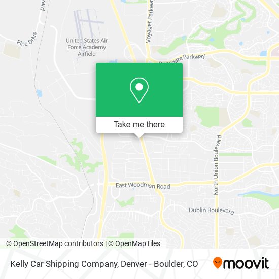Mapa de Kelly Car Shipping Company