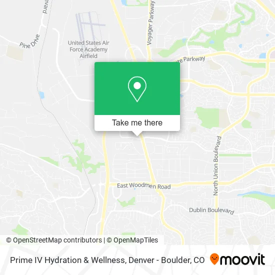 Prime IV Hydration & Wellness map