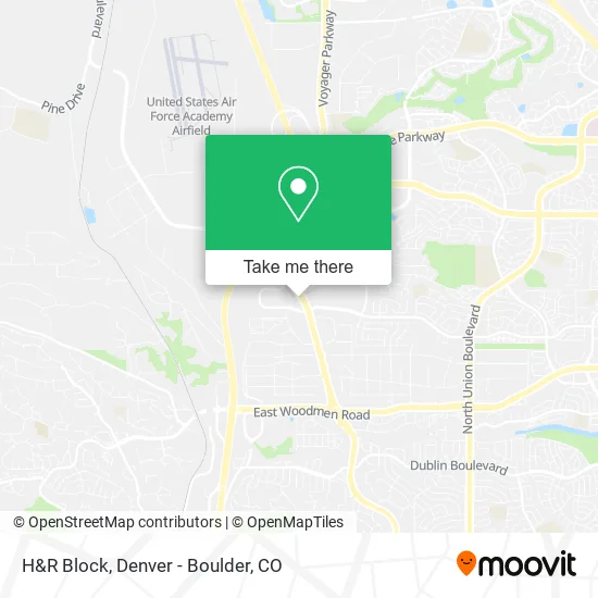 H&R Block map