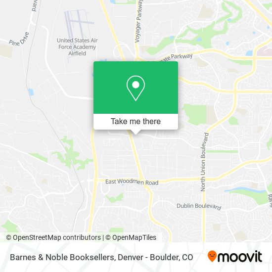 Barnes & Noble Booksellers map