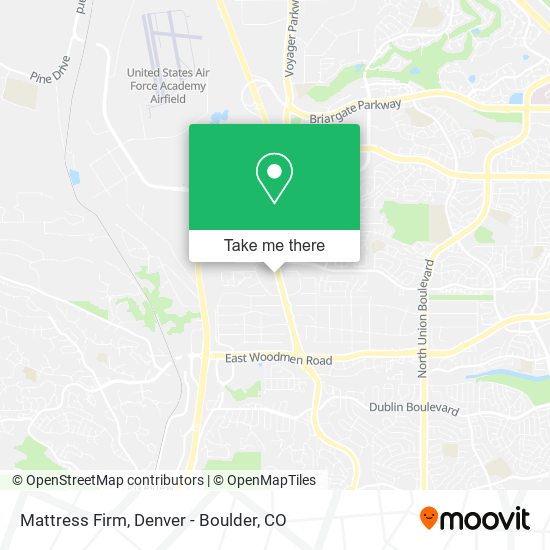 Mattress Firm map