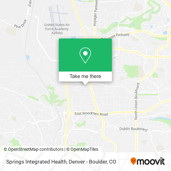 Springs Integrated Health map