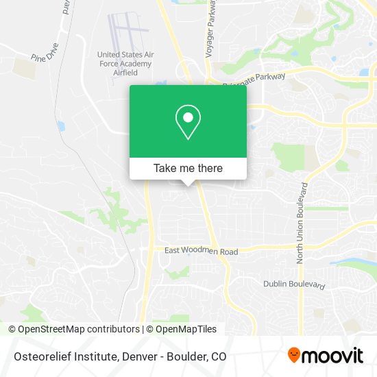 Osteorelief Institute map