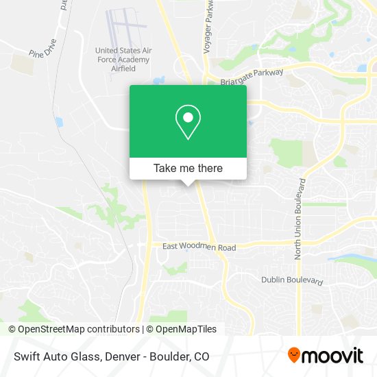 Swift Auto Glass map