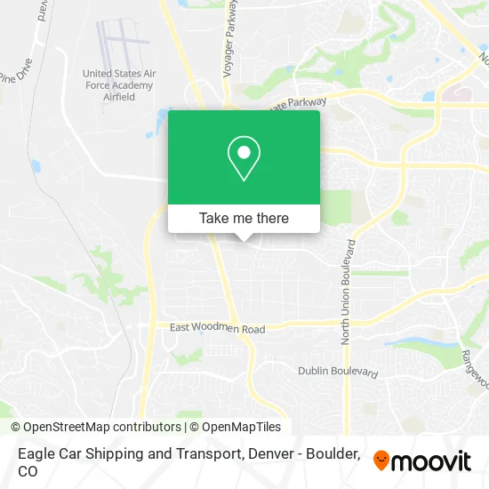 Eagle Car Shipping and Transport map