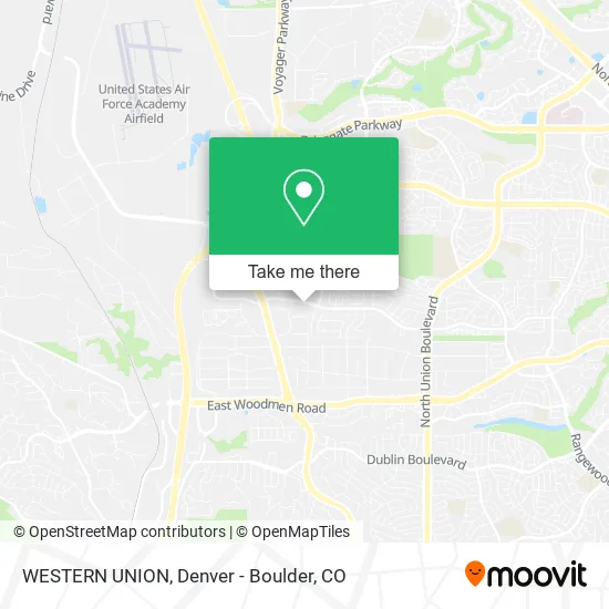 WESTERN UNION map