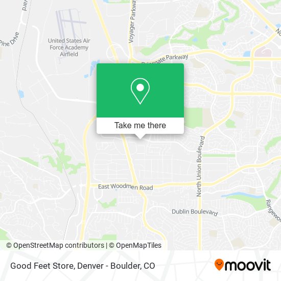 Mapa de Good Feet Store