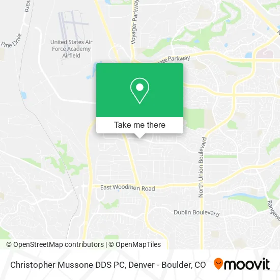 Christopher Mussone DDS PC map