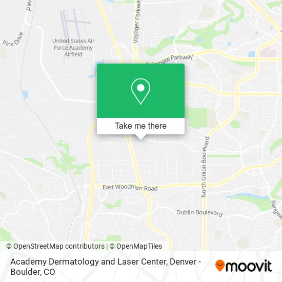 Academy Dermatology and Laser Center map
