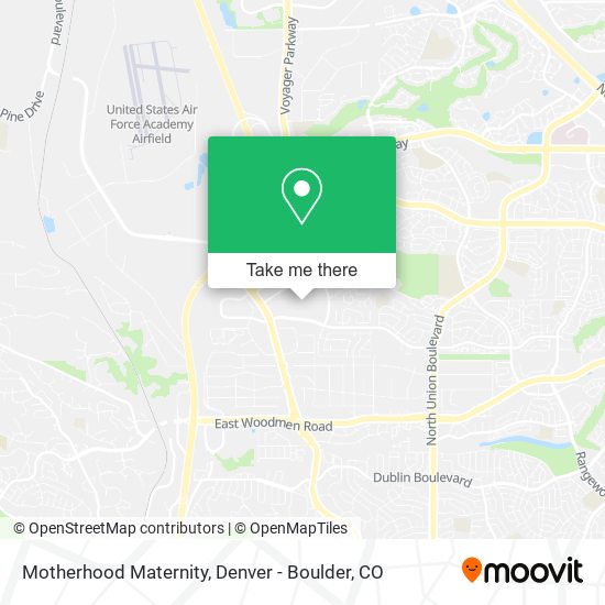 Motherhood Maternity map
