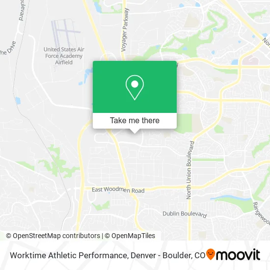 Mapa de Worktime Athletic Performance