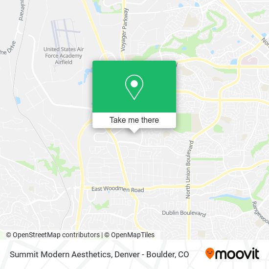Summit Modern Aesthetics map