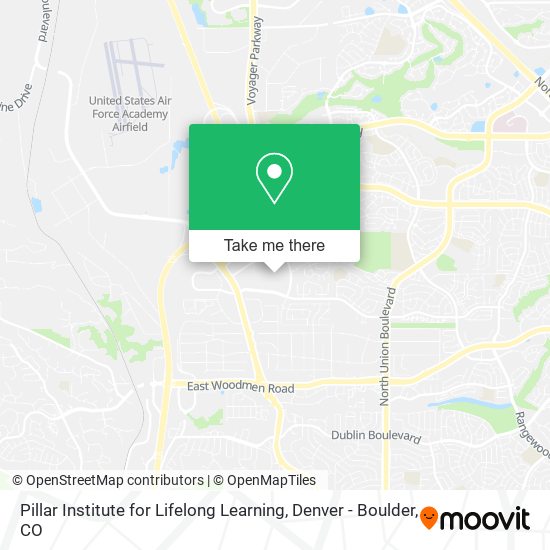 Mapa de Pillar Institute for Lifelong Learning