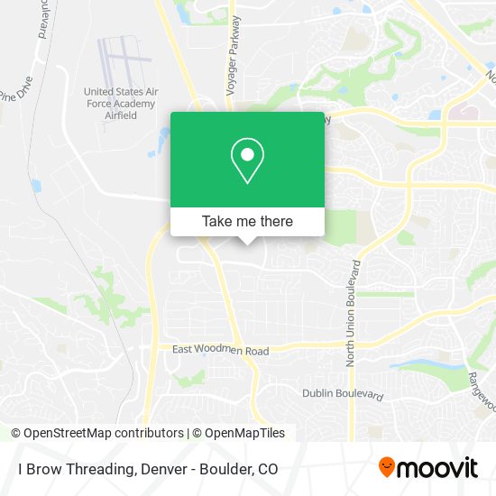 I Brow Threading map