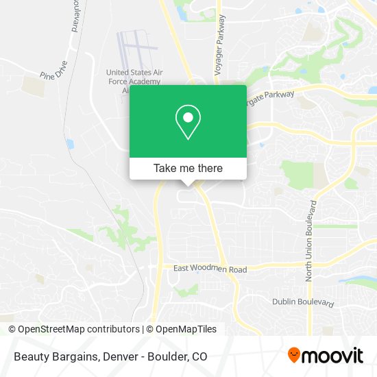 Beauty Bargains map