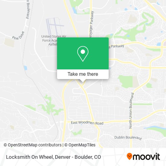 Locksmith On Wheel map