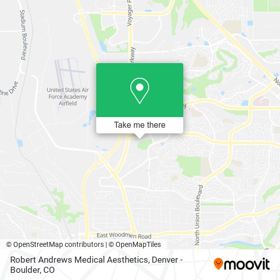 Robert Andrews Medical Aesthetics map