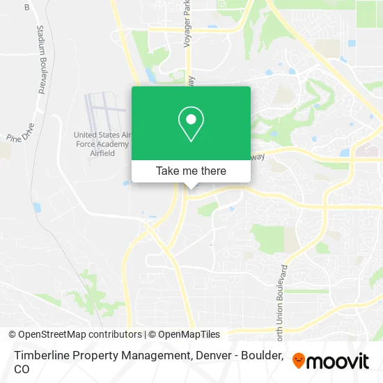 Timberline Property Management map