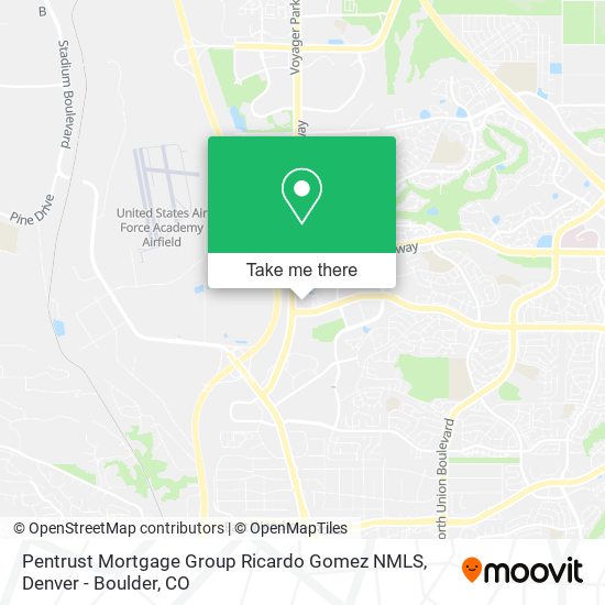 Pentrust Mortgage Group Ricardo Gomez NMLS map