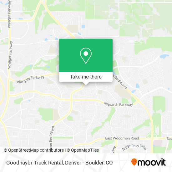 Mapa de Goodnaybr Truck Rental
