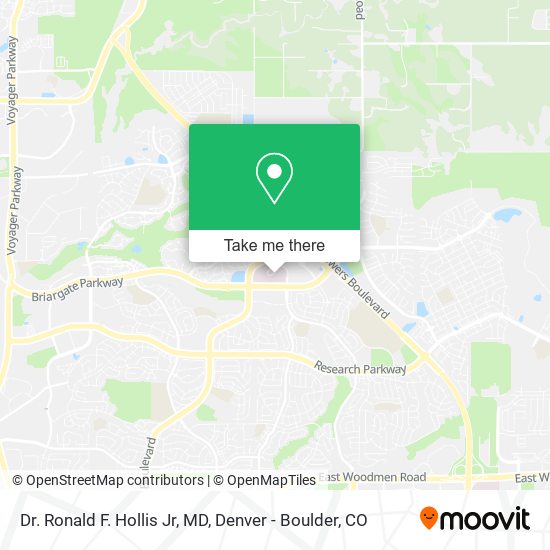 Mapa de Dr. Ronald F. Hollis Jr, MD