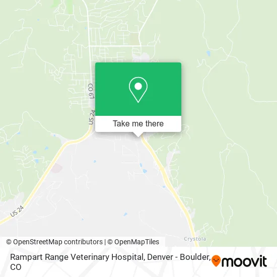 Rampart Range Veterinary Hospital map