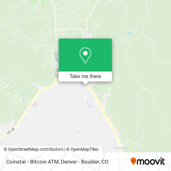 Mapa de Coinstar - Bitcoin ATM