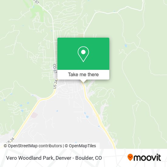 Mapa de Vero Woodland Park