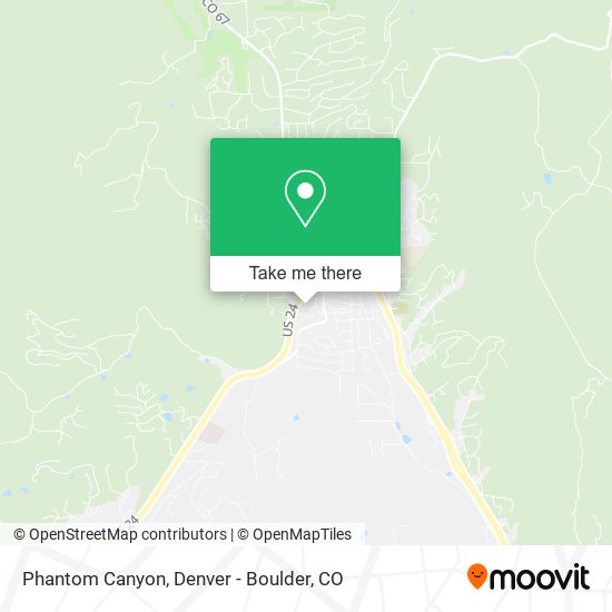 Mapa de Phantom Canyon