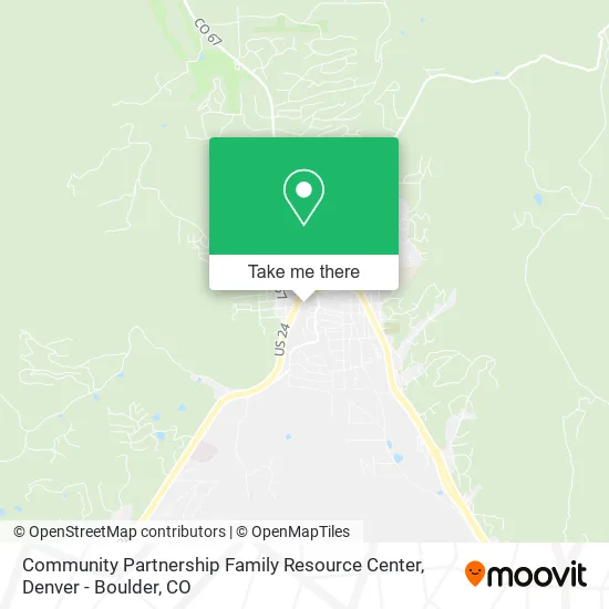 Community Partnership Family Resource Center map