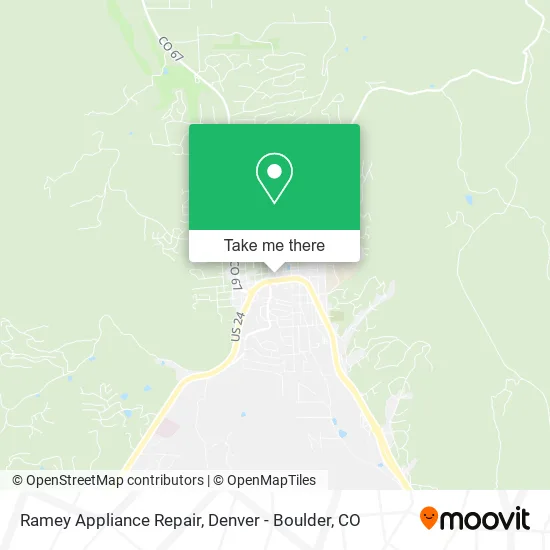 Ramey Appliance Repair map