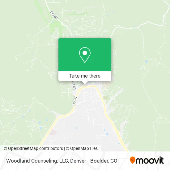 Woodland Counseling, LLC map