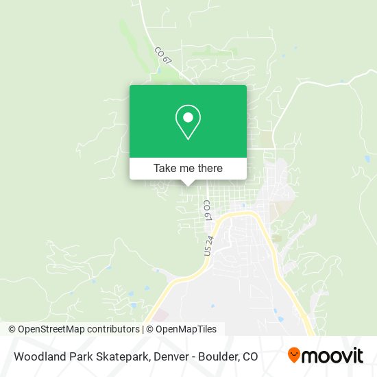 Mapa de Woodland Park Skatepark
