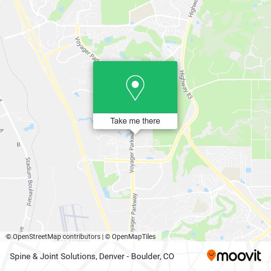 Mapa de Spine & Joint Solutions