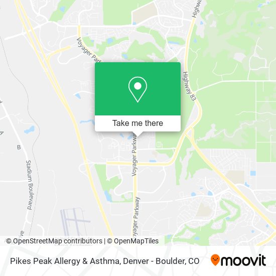 Pikes Peak Allergy & Asthma map