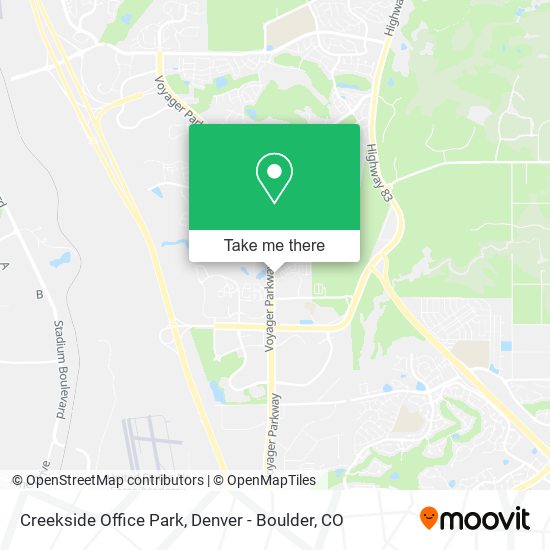 Creekside Office Park map