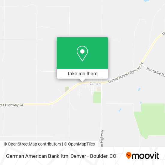 Mapa de German American Bank Itm