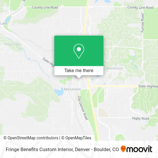 Fringe Benefits Custom Interior map